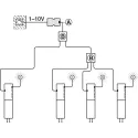 Modulis - jungiklis mechaninis, reguliuojamas, 1-10V, balta