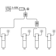 Modulis - jungiklis mechaninis, reguliuojamas, 1-10V, balta