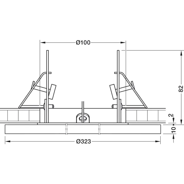 Šviestuvas LED MODUL R100 18,1W 24V 3000K įfrezuojamas