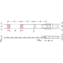 LED strip light, Häfele Loox5 LED 3047 24V 8mm 3-pin (multi-white), 2x120 LEDs/m, 9.6W/m, IP20