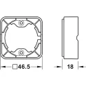 USB charging station, Häfele Loox5, USB-A / USB-C, 12V