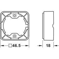 Krovimo stotelė USB Loox5 12V 16W balta