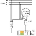Dimmer interface 1–10V, Häfele Loox, modular design