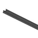 Šviesos filtras LED profiliui L3000mm, P8mm, juoda