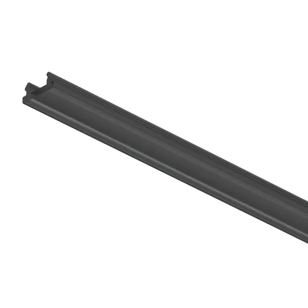 Šviesos filtras LED profiliui L3000mm, P8mm, juoda