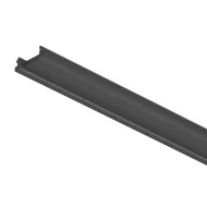 Šviesos filtras LED profiliui L3000mm, P11mm, juoda