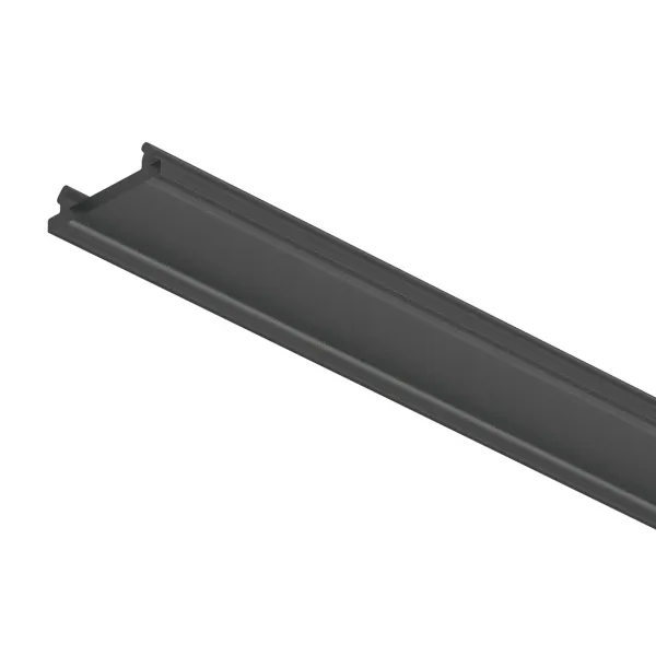 Šviesos filtas LED profiliui L3000mm, P13mm, juoda