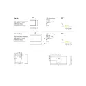Šviestuvas LED ZEN ONLONG 3W 24V 2700K