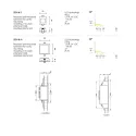 Surface mounted light LED ZEN INS 1.5W 24V 3000K