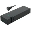 Driver Loox5, 24V, 240W, 2xsocket 2-pin, constant voltage, black, with mains lead