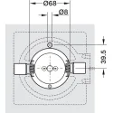 Surface mounted downlight, Nimbus Module Q 36 TT 24V