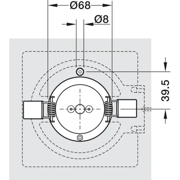 Šviestuvas LED MODUL Q36 TT 6,5W 24V 4000K įfrezuojamas