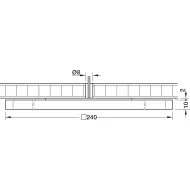 Šviestuvas LED MODUL Q64 AQUA 11,5W 24V 2700K išorinis