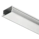 Profilis įfrezuojamas 1190, 10mm, LED juostai, L2500mm, aliuminis, Loox