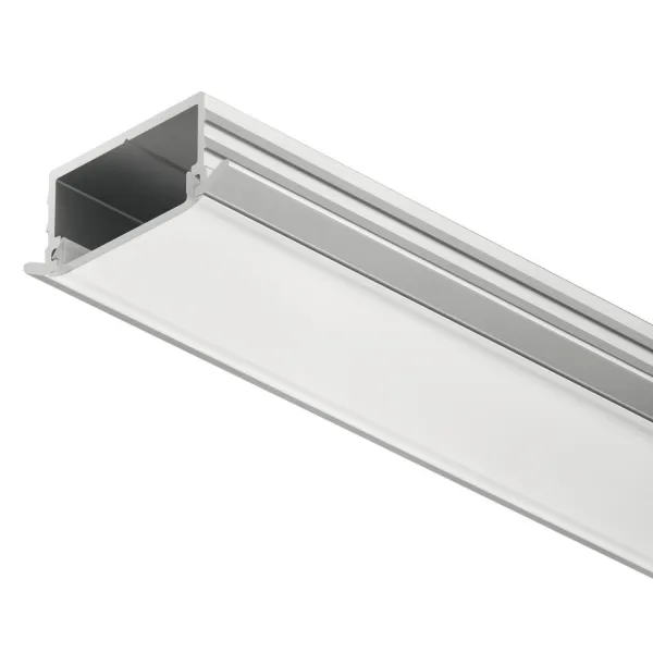 Profilis įfrezuojamas 1190, 10mm, LED juostai, L2500mm, aliuminis, Loox