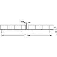 Šviestuvas LED MODUL Q100 AQUA 19W 24V 2700K išorinis