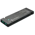 Driver Loox5, 24V, 40W, 4xsockets 2-pin, with socket for switch, black