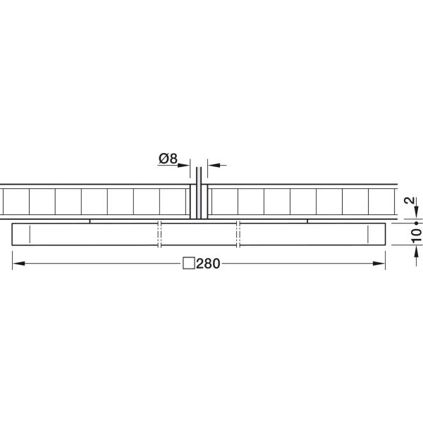 Šviestuvas LED MODUL Q100 AQUA 17,3W 24V 4000K išorinis