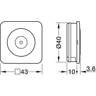 Jungiklis baldinis Connect Mesh