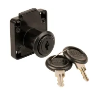 Drawer lock 850 Ø19x22mm keys to differ, black