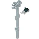 Central lock 1018 L600mm 3x13mm, 40mm tail, nickel plated