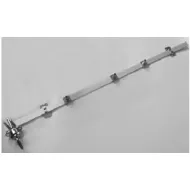Central lock 1018 L500mm 3x13mm, 40mm tail, nickel plated