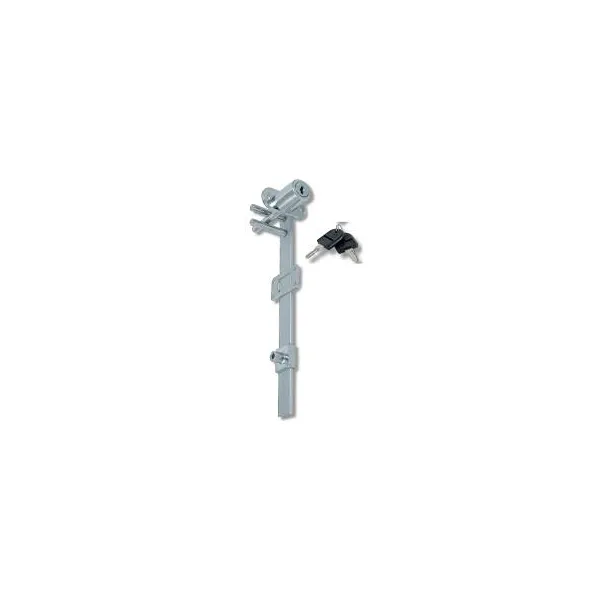 Central lock 851N L500mm, Ø19x22mm 8mm, lateral lock, nickel plated