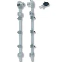 Spynelė centrinė 851N šoninis užraktas L600mm, Ø19x22mm, 8mm,