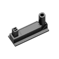 Adhesive base for DESK2 power distributing unit, RAL9005 black