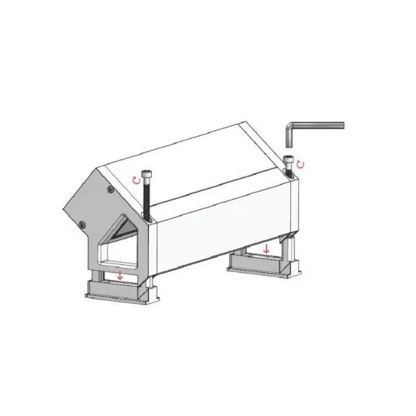 Adhesive base for DESK2 power distributing unit, RAL9005 black