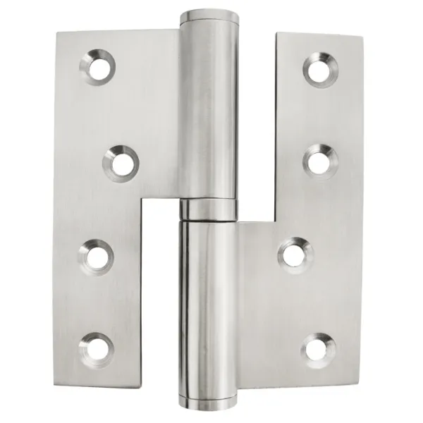 Lankstas 100x88mm, DIN nerūdijančio plieno spalva, kairė