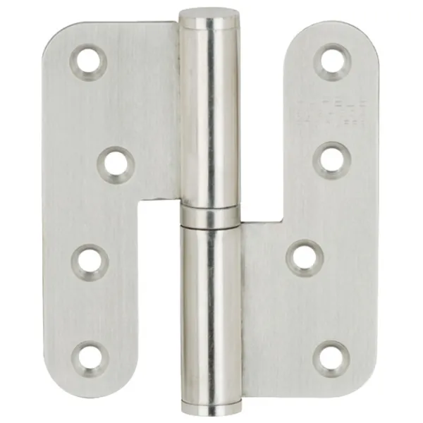 Lankstas 100x88mm, DIN poliruotas žalvaris, kairė