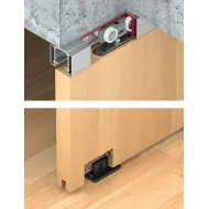 Sliding door fitting, Slido D-Line11 50C, set without running track
