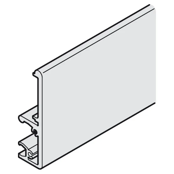 Profilis viršutinis Slido D-Line41 X L3000mm, juoda