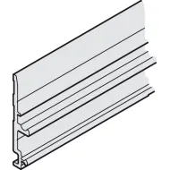 Bėgelis viršutinis profilio tvirtinimui Slido D-Line41 X L3000mm, juoda