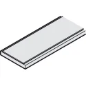 Bėgelis apatinis Slido D-Line43 80M/80N MAGIC sistemai, L3600mm, juoda anoduota
