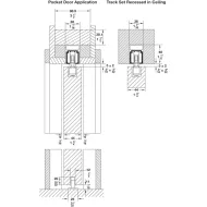 Profilis D-Line11 I/L/J Pocket L2000mm, P36mm