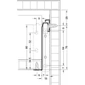 Stalčių šonai METALBOX L400mm, H86mm, balta RAL9010