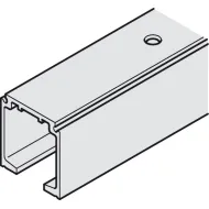 Single running track, Pre-drilled, W31mm H33mm