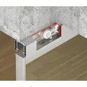 Clip-on panel, for running track