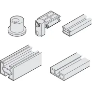 Clip-on panel, for running track