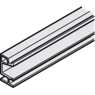 Bėgelis viršutinis H19mm, L3000mm, aliuminis anoduotas