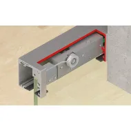 Sliding door fitting, Slido D-Line12 50E, set