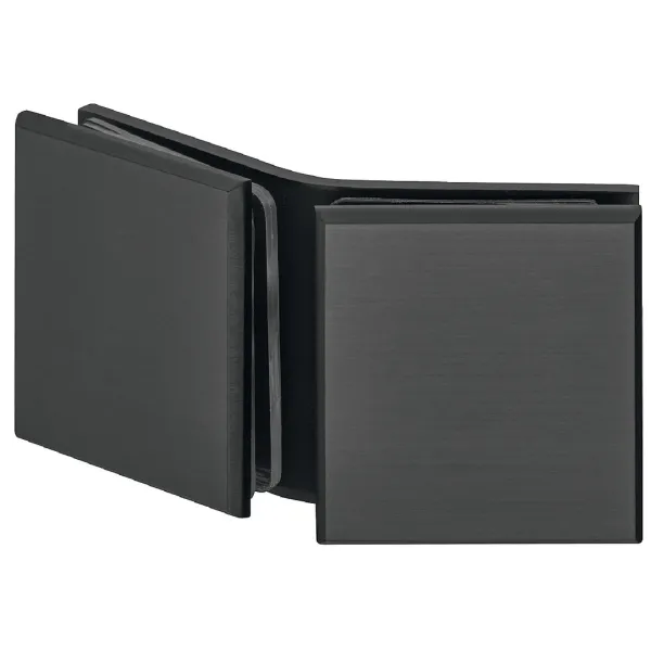 Tumbler holder, for glass-glass connections, 135° glass front
