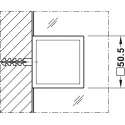 Tumbler holder, For wall-glass connection