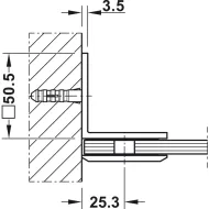 Tumbler holder, For wall-glass connection