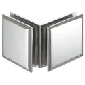 Tumbler holder, for glass-glass connections, 90° glass front