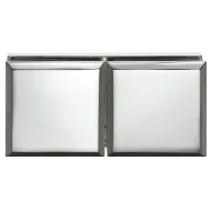 Tumbler holder, for glass-glass connections, 180° glass front