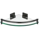 Quarter circle shower tray, With tumbler