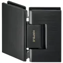 shower door hinge, for glass-glass connections, 135° glass front